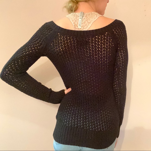 Guess Black Sweater Size Small - Picture 2 of 3